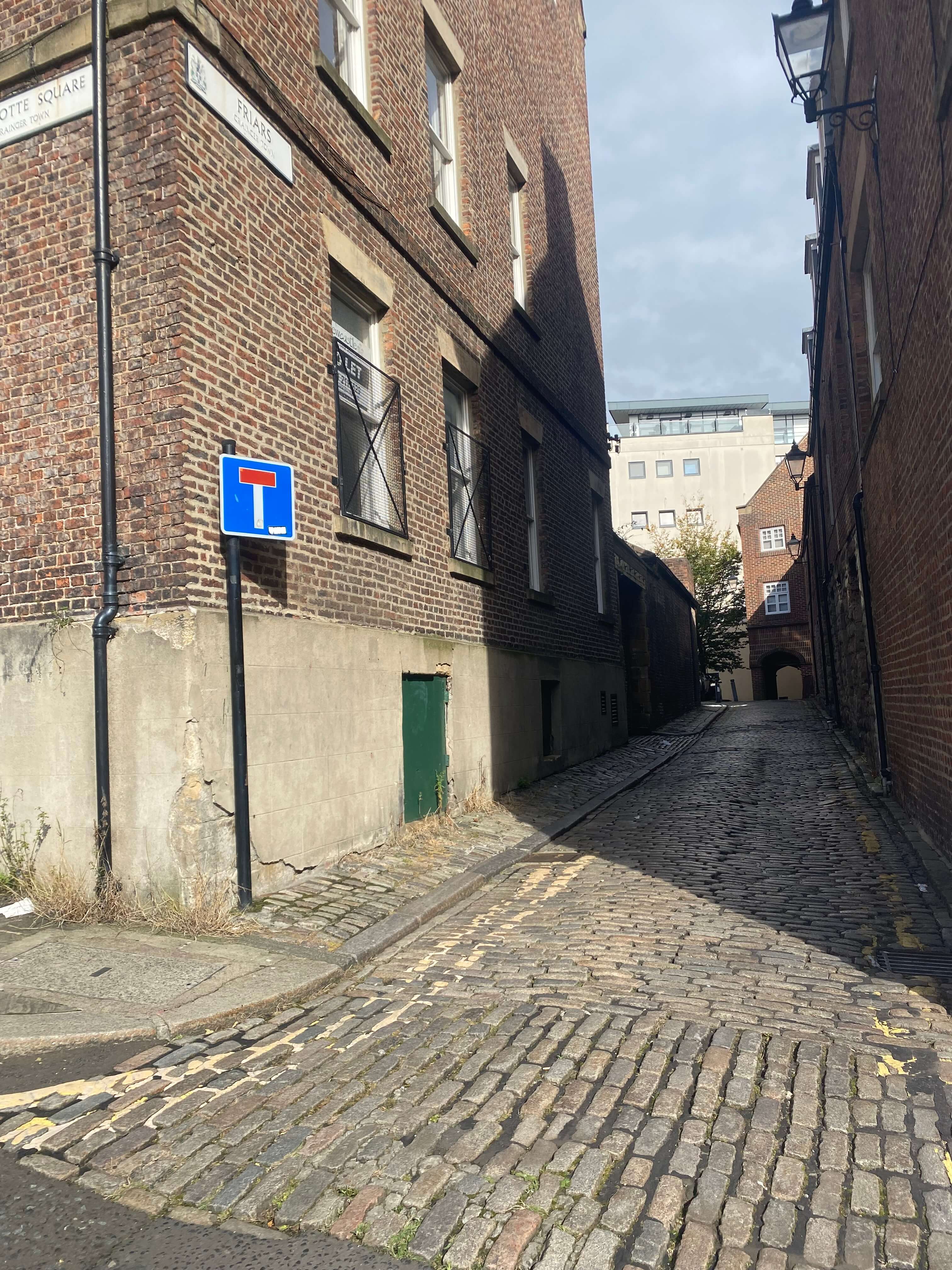 Cobblestones on Friars Street